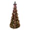 KSA 6' Pre-Lit Collapsible Decorated Artificial Christmas Tree, Clear Lights